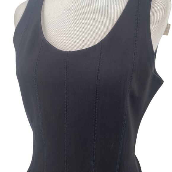 J Crew Pleated Black Sleeveless Dress New with tags Size 4 - Picture 4 of 9